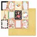 Набор бумаги 30,5х30,5 см "Каникулы в Париже", 12 листов (ScrapMania)