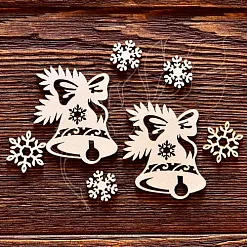 Набор украшений из чипборда "Новогодние колокольчики" (AL)