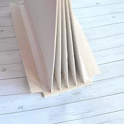 Переплет на 6 разворотов, с листами 20х20, цвет белый, шаг 1 см