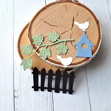 Набор вырубок из бумаги "Скворечник в саду" (ScrapMania)