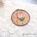 Нож "Пяльцы. Круглые с пионом", 8,5х9 см (ScrapMania)