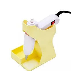 Подставка для клеевого термопистолета, желтая матовая, 1 шт Подставка для клеевого термопистолета, желтая матовая, 1 шт
