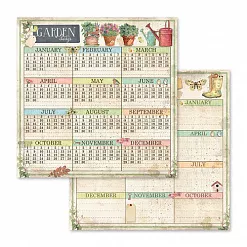 Набор бумаги 30х30 см "Garden", 10 листов (Stamperia)