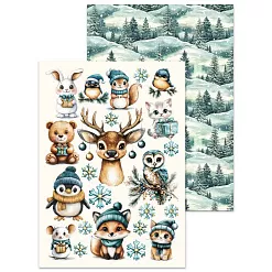 Набор бумаги А5 для вырезания "Магия зимы", 14 листов (CraftStory) Набор бумаги А5 для вырезания "Магия зимы", 14 листов (CraftStory)