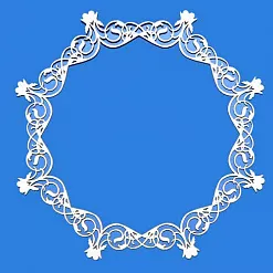 Украшение из чипборда "Рамка" (ПроСвет)