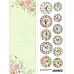 Лист с картинками 10х30 см "Улыбка весны. Часы" (ScrapMania)