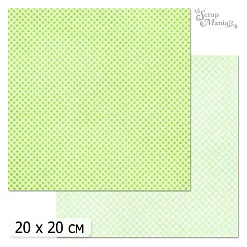 20х20 Бумага "Фономикс. Клетка. Дизайн 3" (ScrapMania)