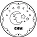 Штамп круглый "Сладкие сны" (Скрапклуб)