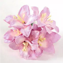 Букет лилий "Светло-сиреневый", 5 шт (Craft) Букет лилий "Светло-сиреневый", 5 шт (Craft)