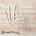 Чипборд "Снеговички. Шейкер. Елочка маленькая" (ScrapMania)