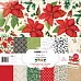 Набор бумаги 30х30 см с наклейками "Home For Christmas", 12 листов (Kaiser)