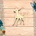 Деревянное украшение "Мамина нежность. Олененок. Взгляд влево" (ScrapMania)