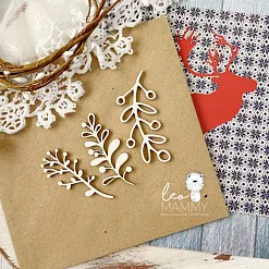 Чипборд "Веточки для зимы 1", 5 см (LeoMammy)