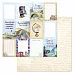 Набор бумаги 20х20 см "Путеводитель", 12 листов (ScrapMania)