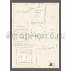 Набор украшений из чипборда "Рамки 4" А4 (Craftz)