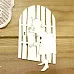 Украшение из чипборда "Калитка с девочкой" (Просто небо)