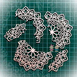 Чипборд "Фоновый. Салфетка", 8,8х5,2 см (Scrapiki)