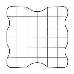 Акриловый блок 6х6 см фигурный (Чип Арт)