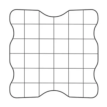 Акриловый блок 6х6 см фигурный (Чип Арт)