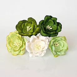 Букет магнолий "Зеленый микс", 5 шт (Craft, MGN-9980)