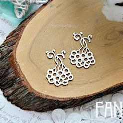 Набор украшений из чипборда "Ветка с ягодками 681" (Fantasy) Набор украшений из чипборда "Ветка с ягодками 681" (Fantasy)