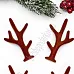 Украшение "Рожки оленьи", 7х4,5 см, 1 пара Украшение "Рожки оленьи", 7х4,5 см, 1 пара