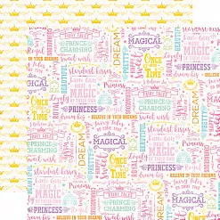 Бумага "Perfect princess. Wish come true" (Echo Park) Бумага "Perfect princess. Wish come true" (Echo Park)