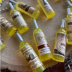 Миниатюра "Бутылка белого вина", 1 шт (Китай)