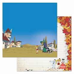 Набор бумаги 30,5х30,5 см "Буратино", 6 листов (ScrapMania)