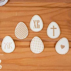 Набор украшений из чипборда "Пасхальные яйца 10" (Просто небо)