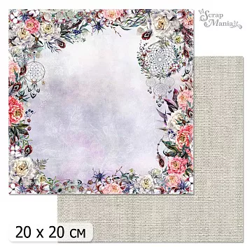 20х20 Бумага "Фономикс. Танцы ветра. Дизайн 5" (ScrapMania)