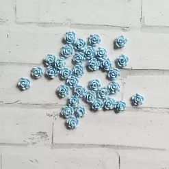 Набор акриловых украшений "Голубая роза. Мини"