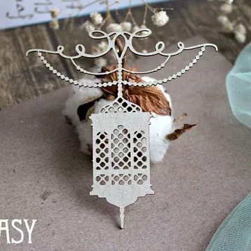 Чипборд "Подвеска с фонарем 1001", 9,2х9,2 см (Fantasy)