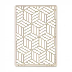 Украшение из чипборда "Кубы" (Mr.Painter)