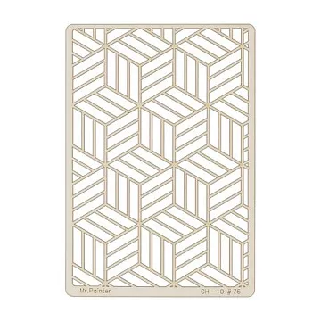 Украшение из чипборда "Кубы" (Mr.Painter)