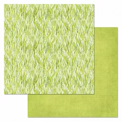 Набор бумаги 30,5х30,5 см "Фономикс. Зеленый", 12 листов (ScrapMania)