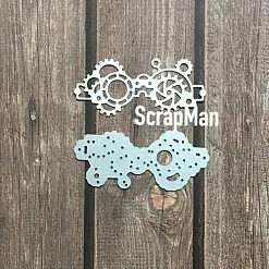 Нож "Механические очки", 3х7 см (Scrapman)