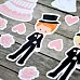 Набор высечек из бумаги "Теперь семья", 63 шт (ScrapMania)