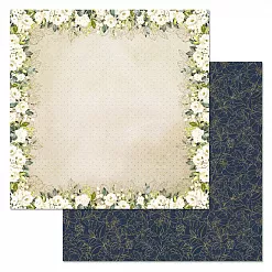 Набор бумаги 30,5х30,5 см "Королевский сапфир", 12 листов (ScrapMania)