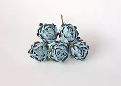 Букет ранункулюсов "Голубой", 5 шт (Craft)