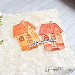 Нож "Добрый праздник. Пряничный домик", 5,5х6,6 см (ScrapMania)