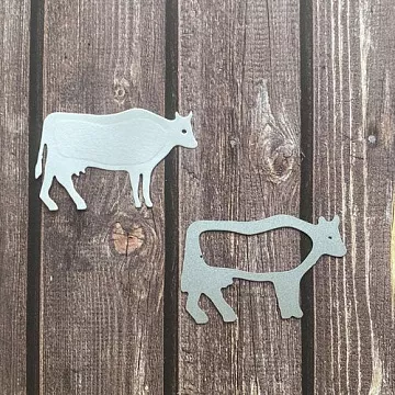 Нож "Корова", 4х6,4 см (Scrapman)