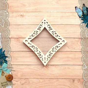 Чипборд "Алиса в сказке. Шейкер. Буби большой" (ScrapMania)