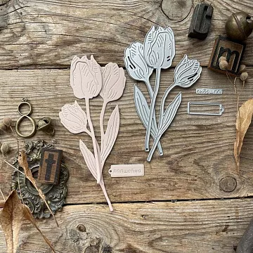 Нож "Я молодой тюльпан", 2,7х10,9 см (MimiCut)