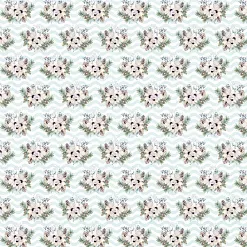 Бумага "Этника новогодняя. Зимние букеты" (ScrapMania)