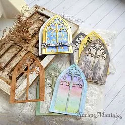 Нож "Окна. Королевский витраж", 4,5х7,8 см (ScrapMania)