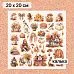 Калька 20х20 см "Художница Осень 19", плотность 110 гр/м2 (ScrapMania)