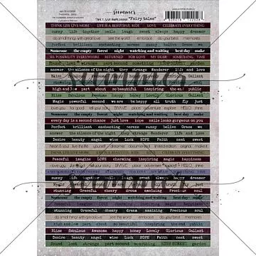 Скрап-карта А4 "Fairy tales", на английском (Summer Studio)