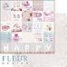 Набор бумаги 15х15 см "Зефир", 24 листа (Fleur-design)