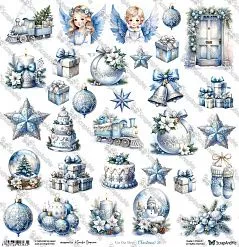 Бумага 30х30 см "Winter Sparkle. Christmas 26" (ScrapAndMe)
